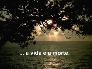 ... a vida e a morte.   