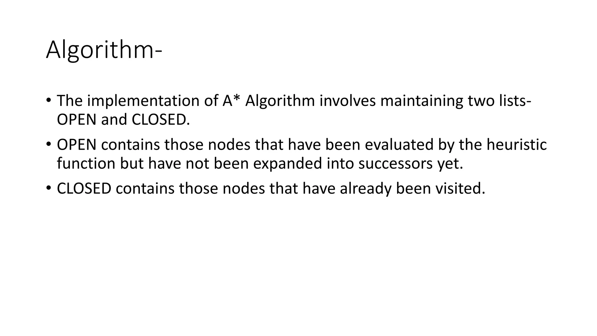 A* algorithm | PPTX