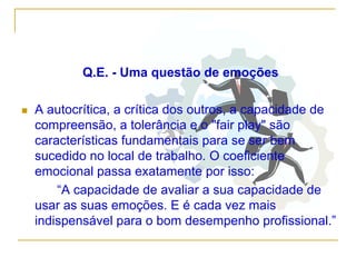 A ApresentaçãO QI X QE