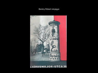 Berény Róbert névjegye 