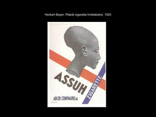 Herbert Bayer: Plakát cigaretta hirdetésére, 1925 