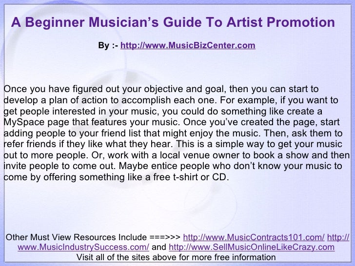 A Beginner Musician’s Guide To Artist Promotion