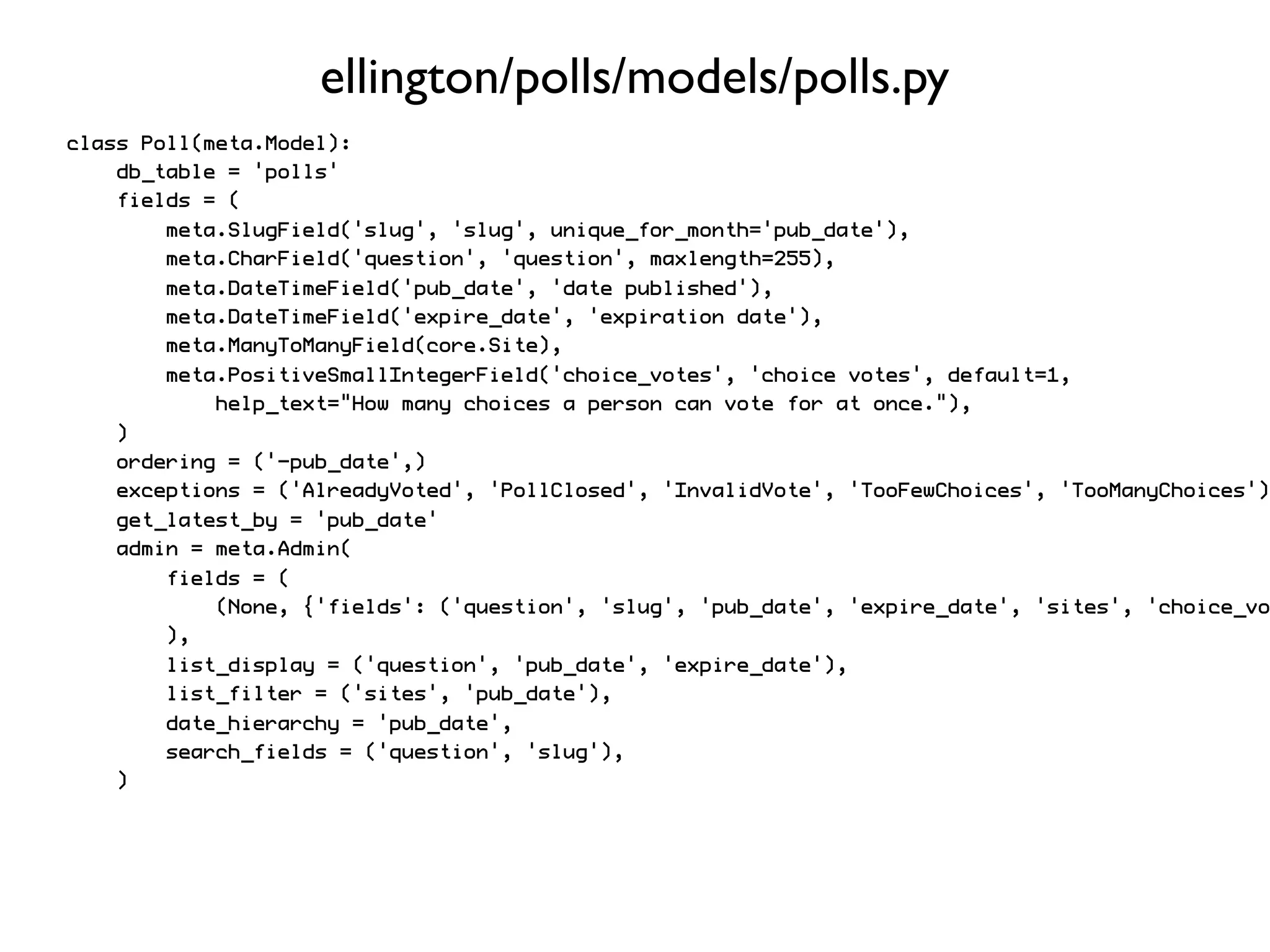 A brief history of Django model syntax | PDF | Databases | Computer ...
