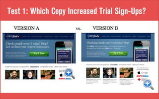 Test 1: Which Copy Increased Trial Sign-Ups?

 