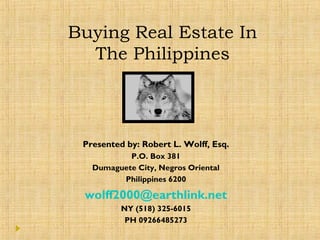 Foreigner's guide to buying real estate in the philippines | PPT