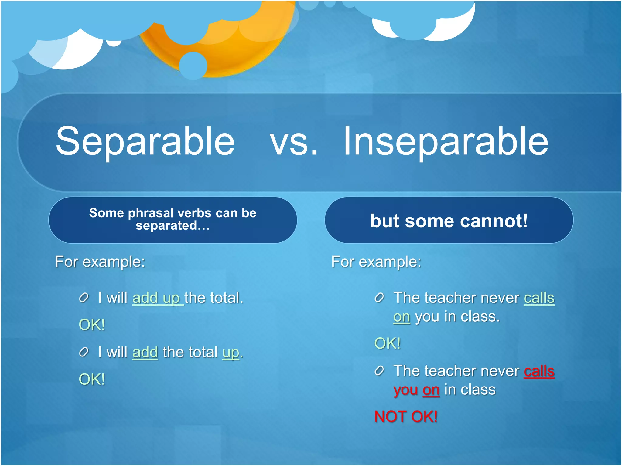 Phrasal verbs a c lesson 7 ppt
