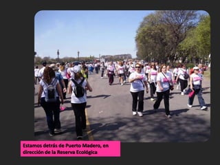 Estamos detrás de Puerto Madero, en dirección de la Reserva Ecológica