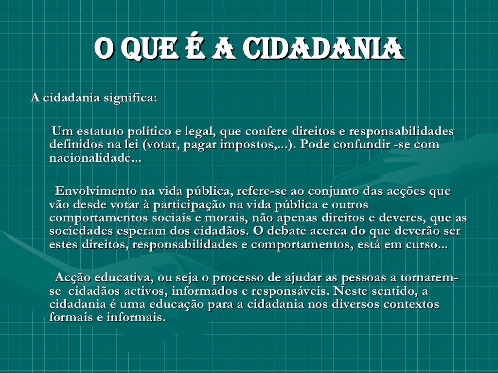 A Cidadania