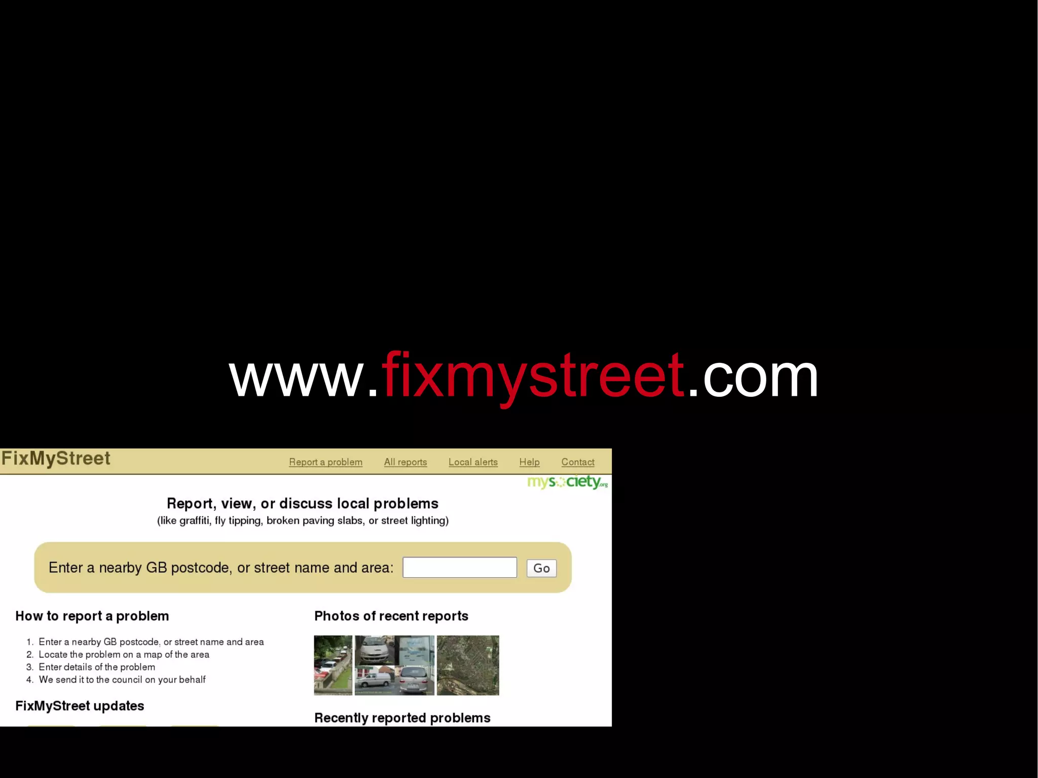 www. fixmystreet .com 