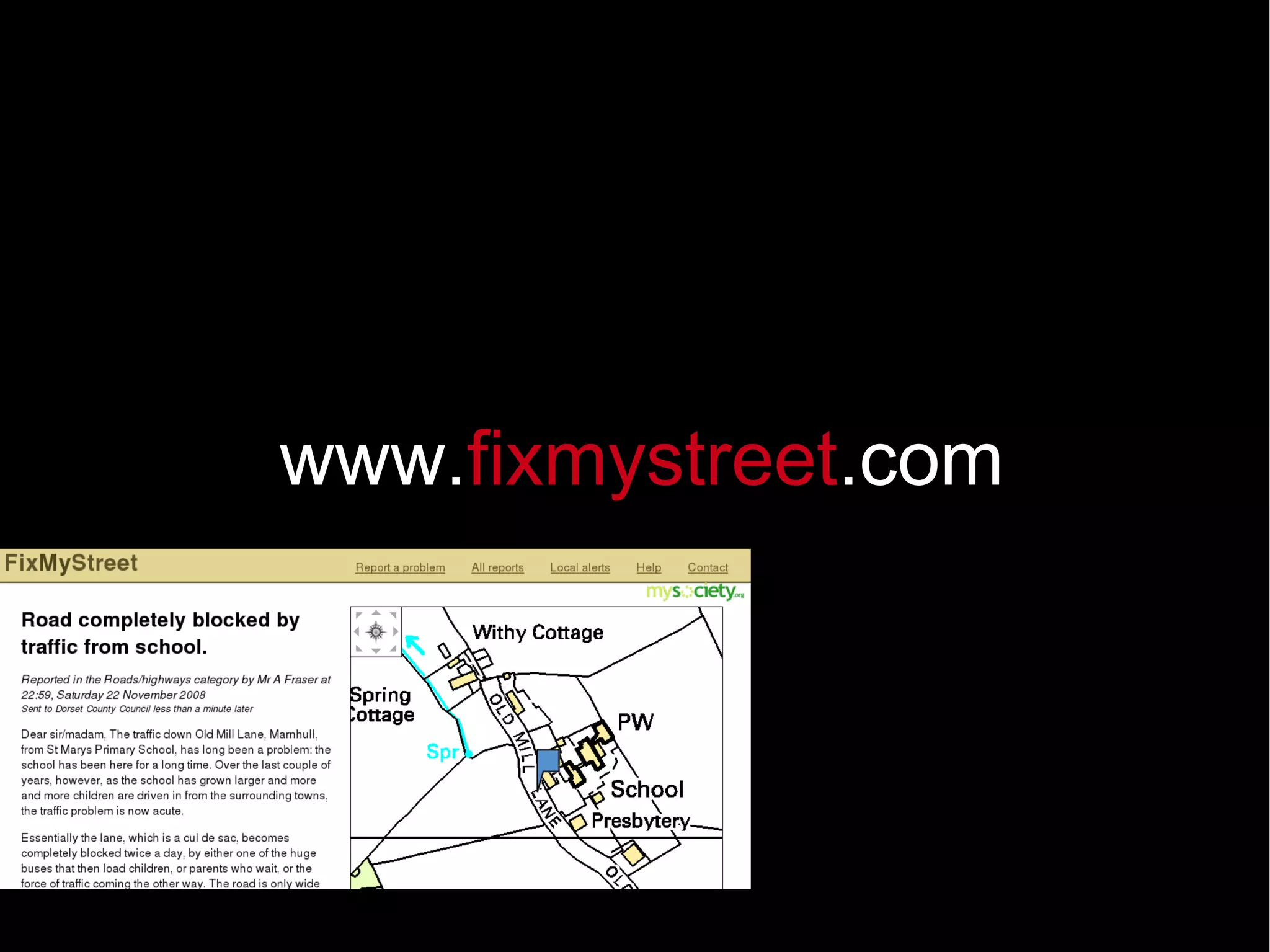 www. fixmystreet .com 