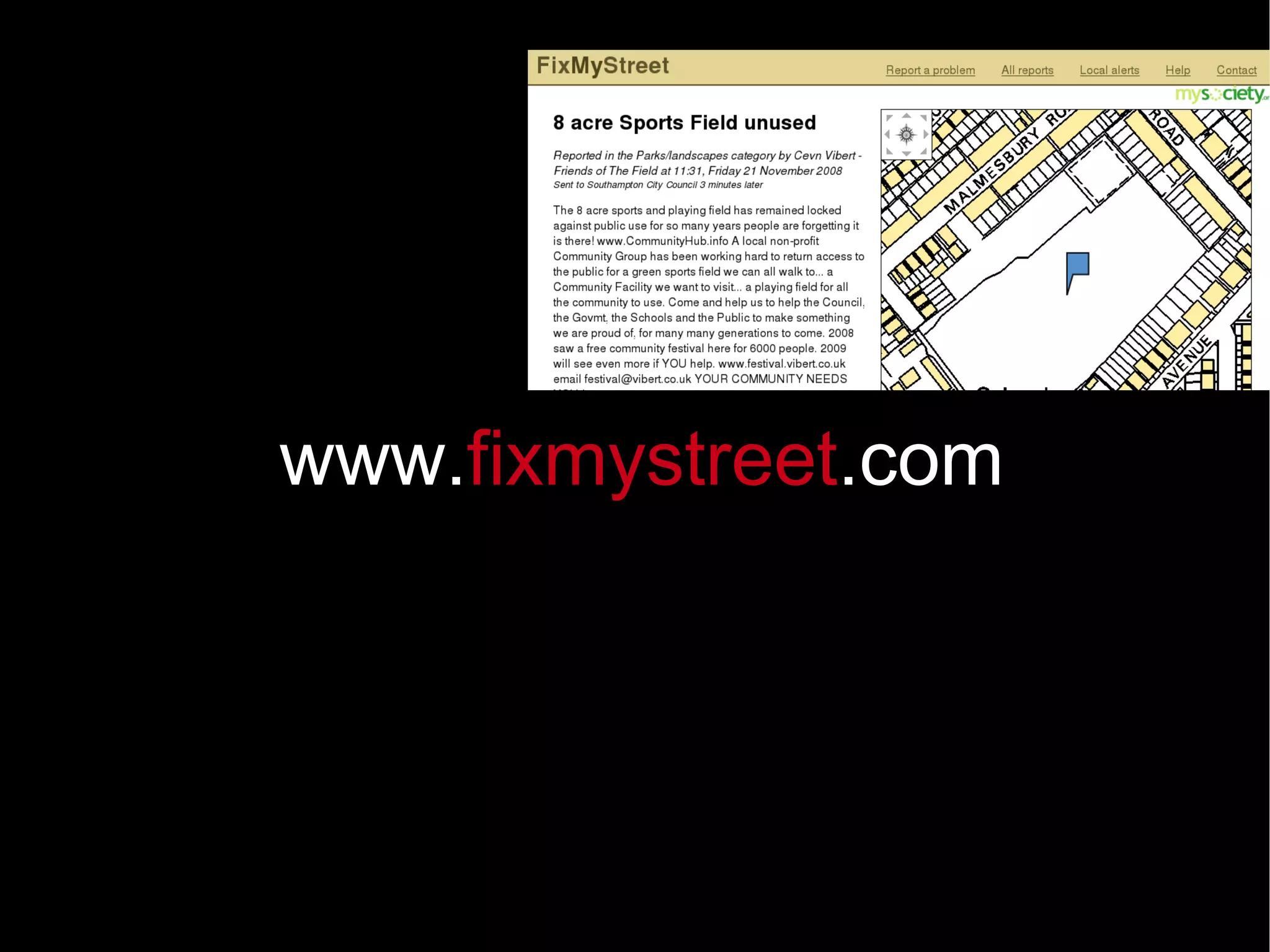 www. fixmystreet .com 