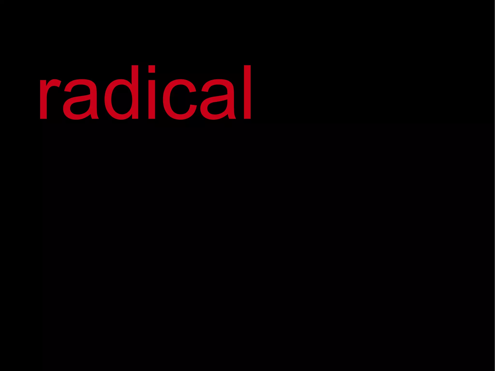 radical 