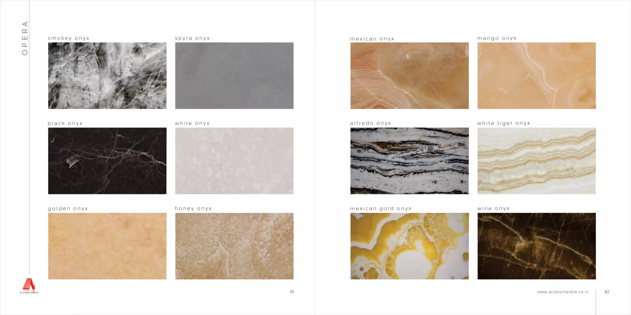 A class marble catalog PPT
