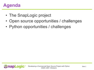 A commercial open source project in Python | PPT