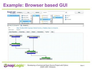 A commercial open source project in Python | PDF