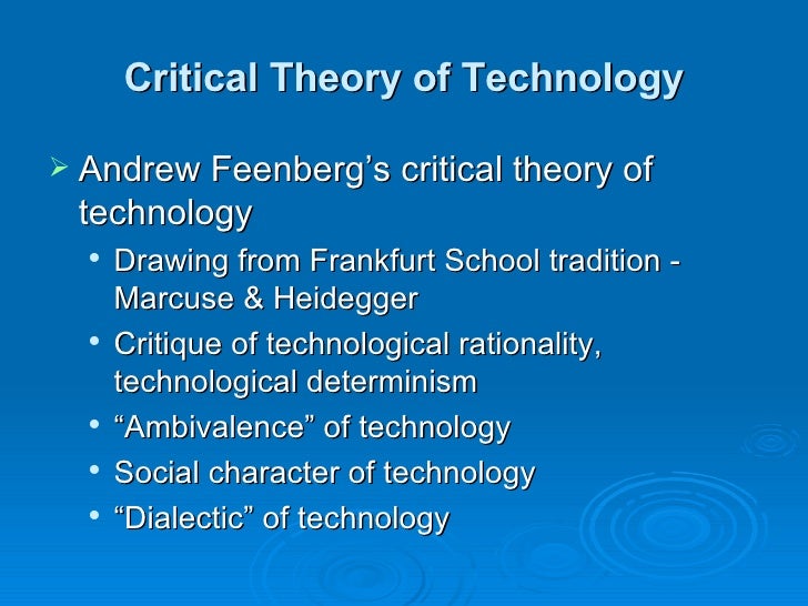 A Critical Theory of Library Technology Libraries & Electronic Publ…