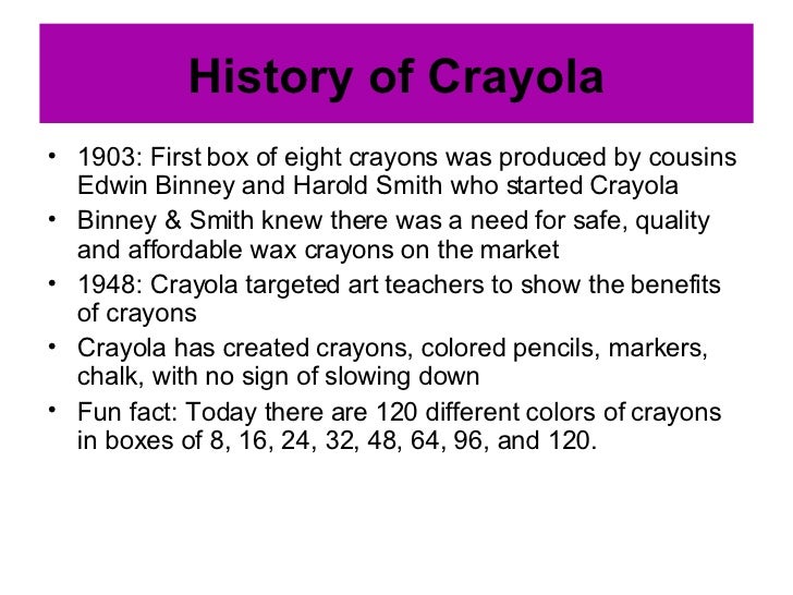 A D V 400 Crayola Presentation