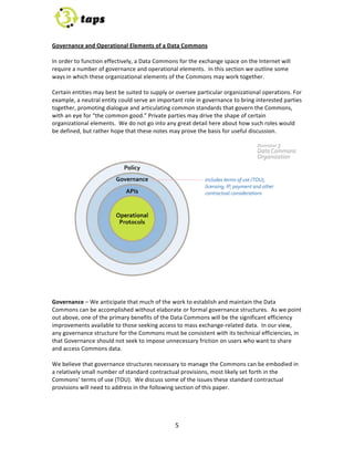 4'K-5)$)0-!$)7!;3-5$%+')$C!.C-(-)%*!'<!$!#$%$!&'((')*!
!
D9!8*@&*!%8!<?9=%$89!&<<&=%$A&>B1!(!6(%(!78--89:!<8*!%#&!&G=#(9F&!:)(=&!89!%#&!D9%&*9&%!E$>>!
*&S?$*&!(!9?-.&*!8<!F8A&*9(9=&!(9@!8)&*(%$89(>!&>&-&9%:C!!D9!%#$:!:&=%$89!E&!8?%>$9&!:8-&!
E(B:!$9!E#$=#!%#&:&!8*F(9$J(%$89(>!&>&-&9%:!8<!%#&!78--89:!-(B!E8*L!%8F&%#&*C!!!
!
7&*%($9!&9%$%$&:!-(B!.&:%!.&!:?$%&@!%8!:?))>B!8*!8A&*:&&!)(*%$=?>(*!8*F(9$J(%$89(>!8)&*(%$89:C!T8*!
&G(-)>&1!(!9&?%*(>!&9%$%B!=8?>@!:&*A&!(9!$-)8*%(9%!*8>&!$9!F8A&*9(9=&!%8!.*$9F!$9%&*&:%&@!)(*%$&:!
%8F&%#&*1!)*8-8%$9F!@$(>8F?&!(9@!(*%$=?>(%$9F!=8--89!:%(9@(*@:!%#(%!F8A&*9!%#&!78--89:1!
E$%#!(9!&B&!<8*!5%#&!=8--89!F88@C;!'*$A(%&!)(*%$&:!-(B!@*$A&!%#&!:#()&!8<!=&*%($9!
8*F(9$J(%$89(>!&>&-&9%:C!!"&!@8!98%!F8!$9%8!(9B!F*&(%!@&%($>!#&*&!(.8?%!#8E!:?=#!*8>&:!E8?>@!
.&!@&<$9&@1!.?%!*(%#&*!#8)&!%#(%!%#&:&!98%&:!-(B!)*8A&!%#&!.(:$:!<8*!?:&<?>!@$:=?::$89C!!!!
!
!
!
!
D9!%#$:!                                                     $>>?:%*(%$891!%#&!6(%(!78--89:!$:!
)$=%?*&@!(:!                                                                          (!9?-.&*!
8<!

                                                                              $9=*&(:$9F>B!
                                                        8)&*(%$89(>!=8-)89&9%:!%8E(*@:!%#&!
                                                        =&9%&*C!!h(=#!=8-)89&9%!-?:%!(>$F9!E$%#!
%#&!                                                    8%#&*:!$9!8*@&*!<8*!%#&!78--89:!%8!
                                                        8)&*(%&!&<<&=%$A&>B!(9@!$9!<?><$>>-&9%!8<!
$%:!                                                   F8(>:C!!!.*$&<!@&:=*$)%$89!8<!%#&:&!A(*$8?:!
                                                      =8-)89&9%:!<8>>8E:1!(:!%#&B!-$F#%!.&!
                                                     @&A&>8)&@+!
!
='C+0A!                                        0')*+7-5$%+')*!c!]8(>:!(9@!F&9&*(>!)*$9=$)>&:!<8*!
%#&!6(%(!78--89:!                        -?:%!.&!E&>>!@&<$9&@!(:!%#&B!E$>>!)*8A$@&!%#&!.(:$:!<8*!
(>>!$-)>&-&9%(%$89!&<<8*%:C!
!
4'K-5)$)0-!c!"&!(9%$=$)(%&!%#(%!-?=#!8<!%#&!E8*L!%8!&:%(.>$:#!(9@!-($9%($9!%#&!6(%(!
78--89:!=(9!.&!(==8-)>$:#&@!E$%#8?%!&>(.8*(%&!8*!<8*-(>!F8A&*9(9=&!:%*?=%?*&:C!!:!E&!)8$9%!
8?%!(.8A&1!89&!8<!%#&!)*$-(*B!.&9&<$%:!8<!%#&!6(%(!78--89:!E$>>!.&!%#&!:$F9$<$=(9%!&<<$=$&9=B!
$-)*8A&-&9%:!(A($>(.>&!%8!%#8:&!:&&L$9F!(==&::!%8!-(::!&G=#(9F&I*&>(%&@!@(%(C!!D9!8?*!A$&E1!
(9B!F8A&*9(9=&!:%*?=%?*&!<8*!%#&!78--89:!-?:%!.&!=89:$:%&9%!E$%#!$%:!%&=#9$=(>!&<<$=$&9=$&:1!$9!
%#(%!]8A&*9(9=&!:#8?>@!98%!:&&L!%8!$-)8:&!?99&=&::(*B!<*$=%$89!89!?:&*:!E#8!E(9%!%8!:#(*&!
(9@!(==&::!78--89:!@(%(C!!!
!
"&!.&>$&A&!%#(%!F8A&*9(9=&!:%*?=%?*&:!9&=&::(*B!%8!-(9(F&!%#&!78--89:!=(9!.&!&-.8@$&@!$9!
(!*&>(%$A&>B!:-(>>!9?-.&*!8<!:%(9@(*@!=89%*(=%?(>!)*8A$:$89:1!-8:%!>$L&>B!:&%!<8*%#!$9!%#&!
78--89:`!%&*-:!8<!?:&!O4ZKPC!!"&!@$:=?::!:8-&!8<!%#&!$::?&:!%#&:&!:%(9@(*@!=89%*(=%?(>!
)*8A$:$89:!E$>>!9&&@!%8!(@@*&::!$9!%#&!<8>>8E$9F!:&=%$89!8<!%#$:!)()&*C!!
!



                                                g!
 