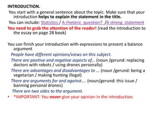 A discussion-essay | PPT