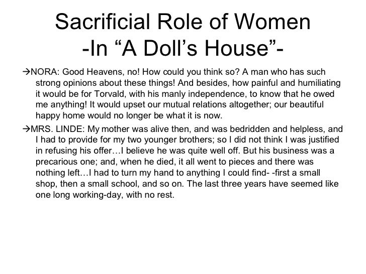Essay over the doll house play