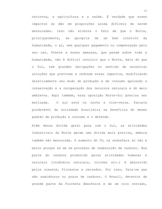 A Dívida Ecológica Brasileira