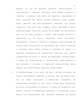 A Dívida Ecológica Brasileira