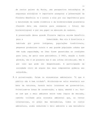 A Dívida Ecológica Brasileira