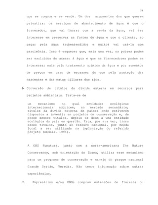 A Dívida Ecológica Brasileira