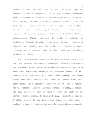A Dívida Ecológica Brasileira