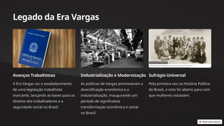 A-Era-Vargas-1930-1945 slide ensino médio | PPTX
