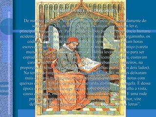 A EvoluçãO Da Escrita