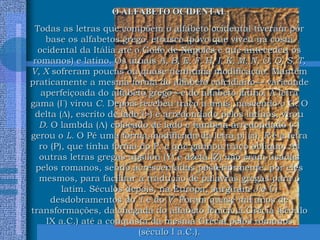 A EvoluçãO Da Escrita