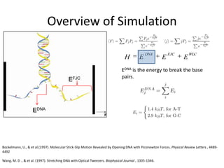Overview of Simulation<br />The simulation is based on a quasi-equilibrium model.  This is achieved by calculating the exp...