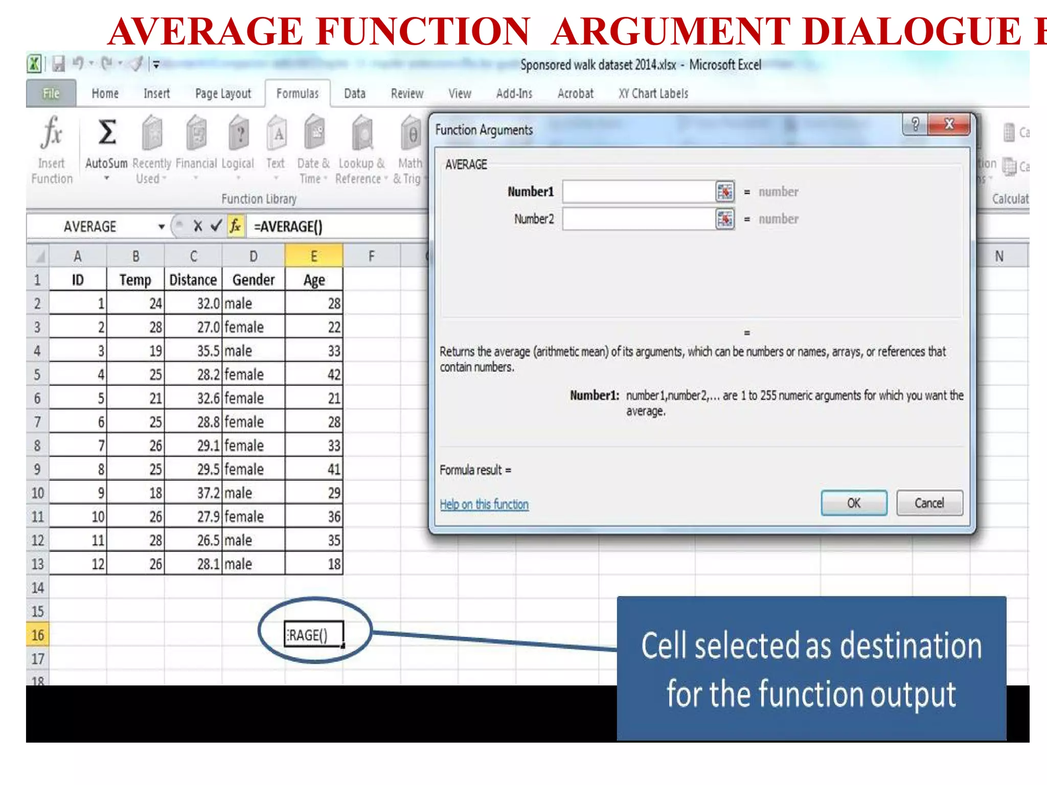 AVERAGE FUNCTION ARGUMENT DIALOGUE B
 