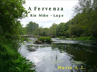 Marta A. L. A Fervenza  Río Miño – Lugo 