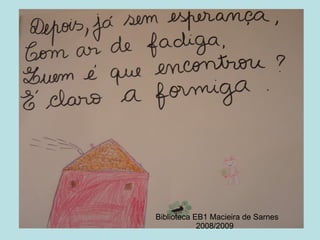 Biblioteca EB1 Macieira de Sarnes 2008/2009 