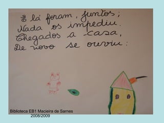 Biblioteca EB1 Macieira de Sarnes 2008/2009 