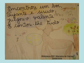 Biblioteca EB1 Macieira de Sarnes 2008/2009 