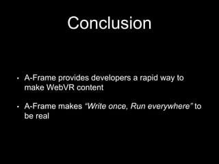 Conclusion Frame Visual A frame beginner lesson | PPTX