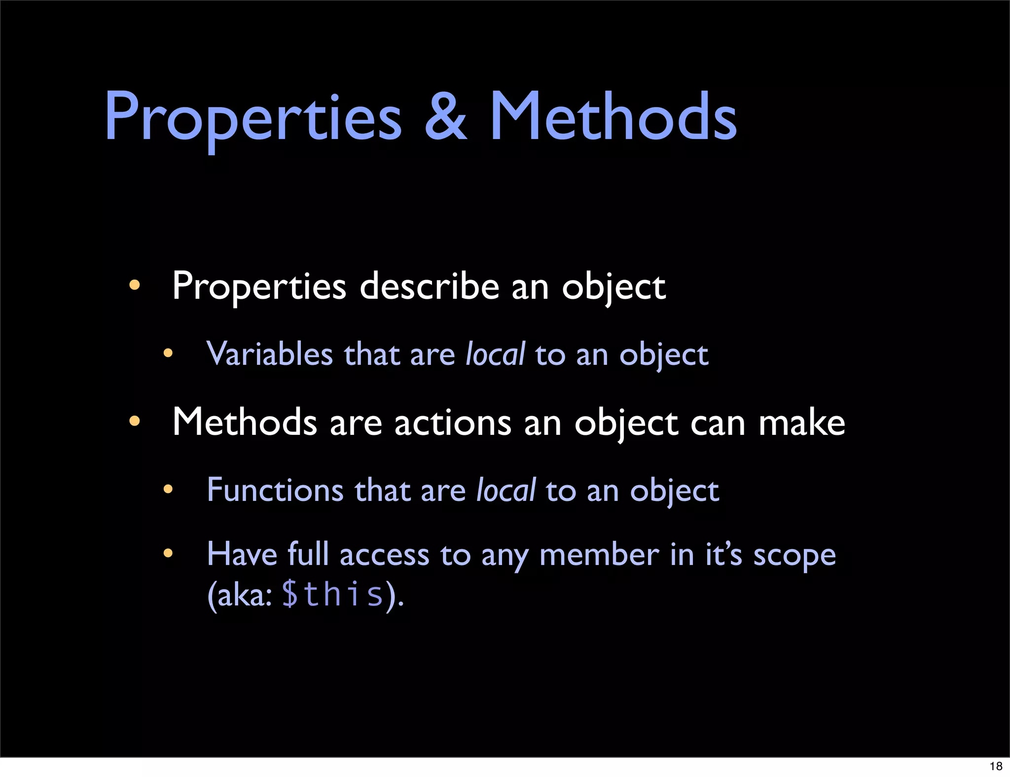 A Gentle Introduction To Object Oriented Php