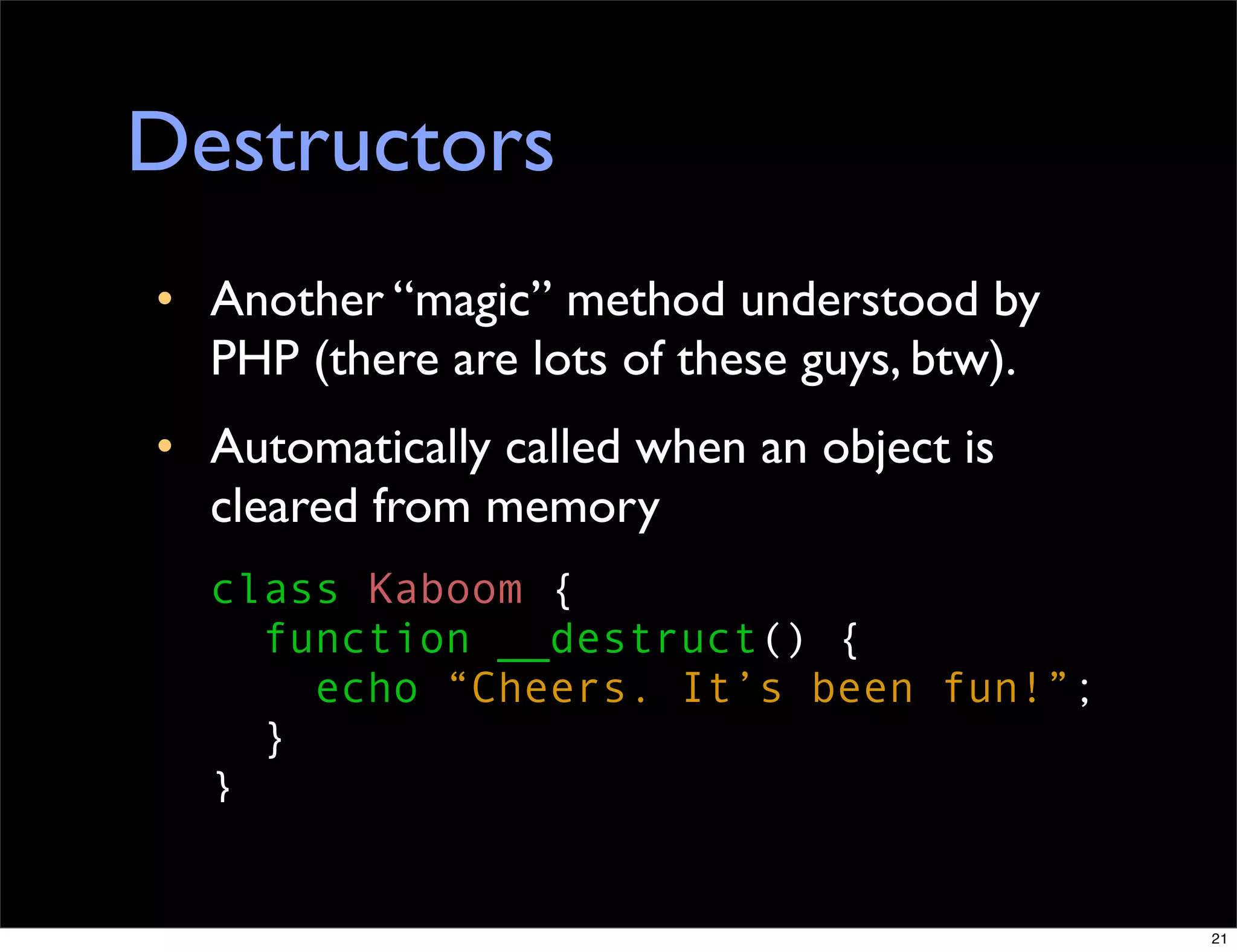 A Gentle Introduction To Object Oriented Php