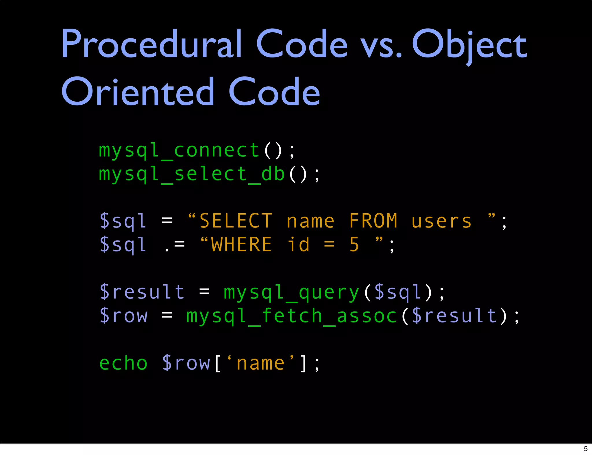 A Gentle Introduction To Object Oriented Php