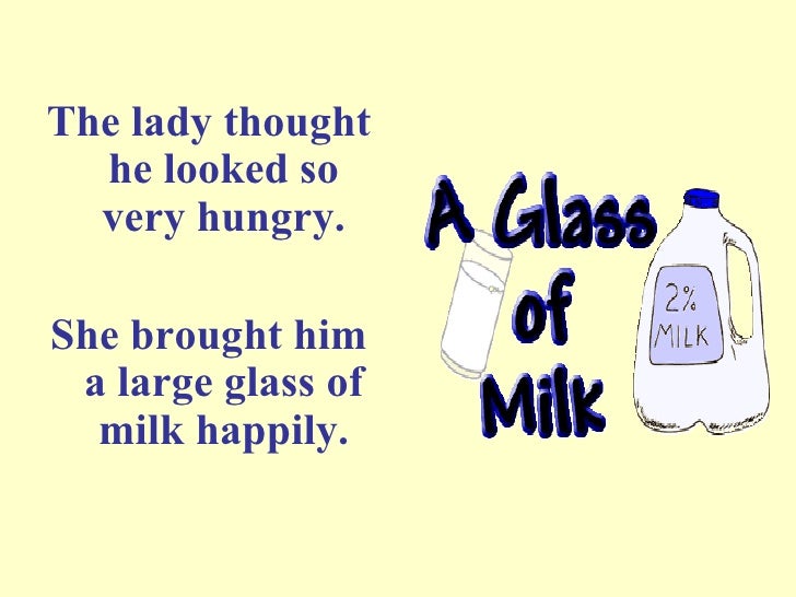 A Glass Of Milk Short Story Inspirational Story Paid In Full With A