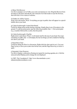 A Grab Of Teaching Tools, Description