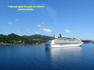 Toda sua água iria para os outros e
         estaria isolado.
 