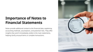 Financial Statement Risk Notes Understanding Statements for Finance Assignments | PPTX