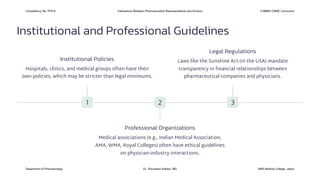 Nmc Code Ethics Interactions Between Pharmaceutical Representatives and Doctors: As per ...