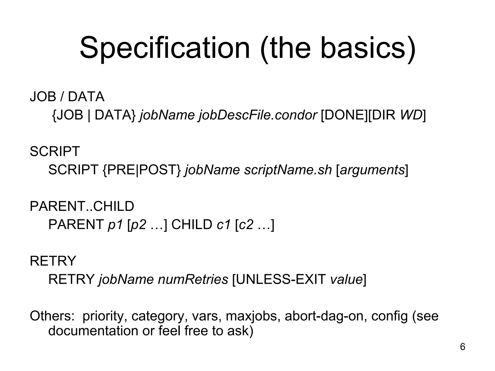 A Guide to DAGMan | PPT