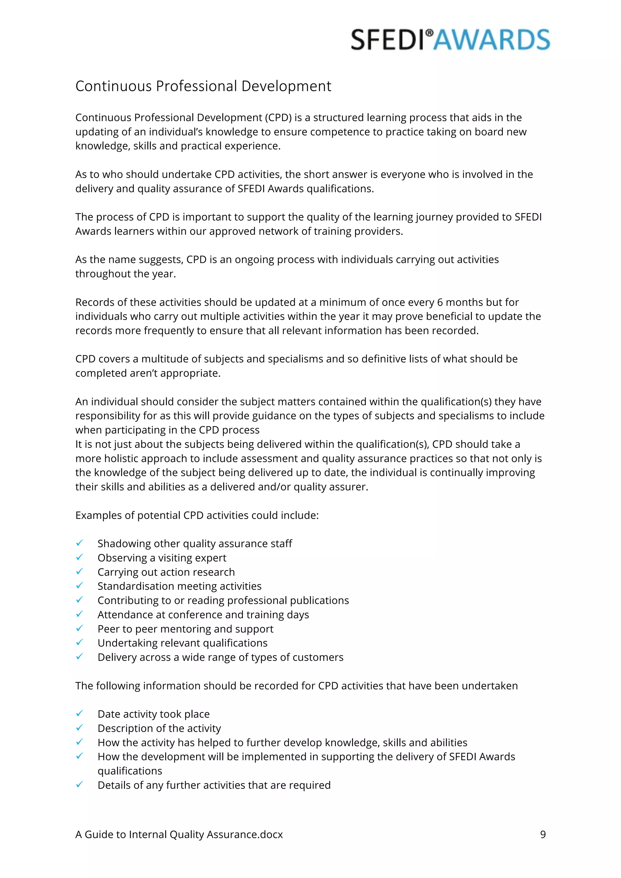 A guide-to-internal-quality-assurance | PDF | Educational Assessment ...