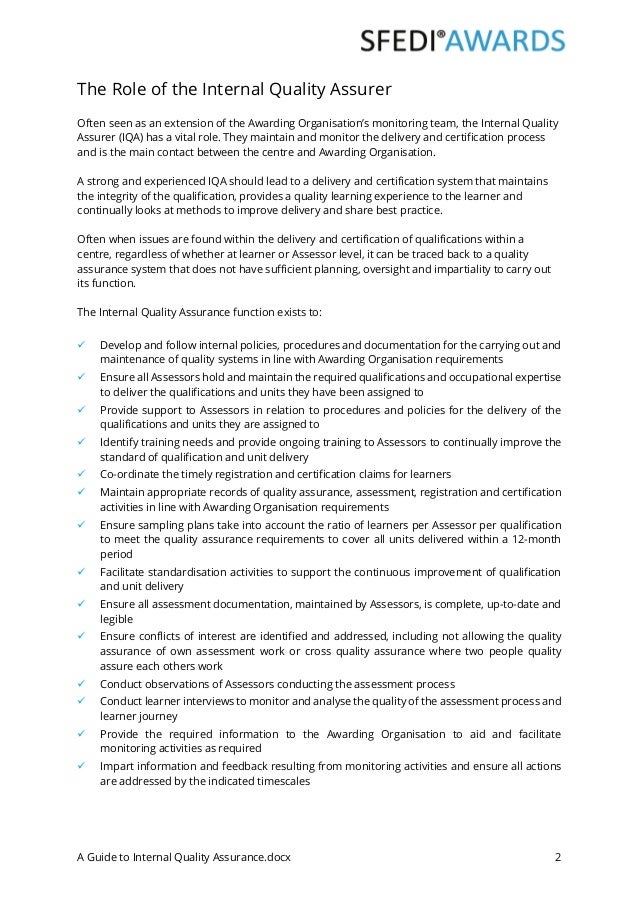 Quality assurance internal audit picture